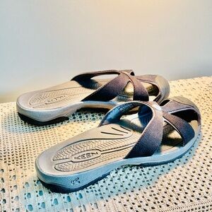 Keen Bali Black and Gray slip-on Sandals